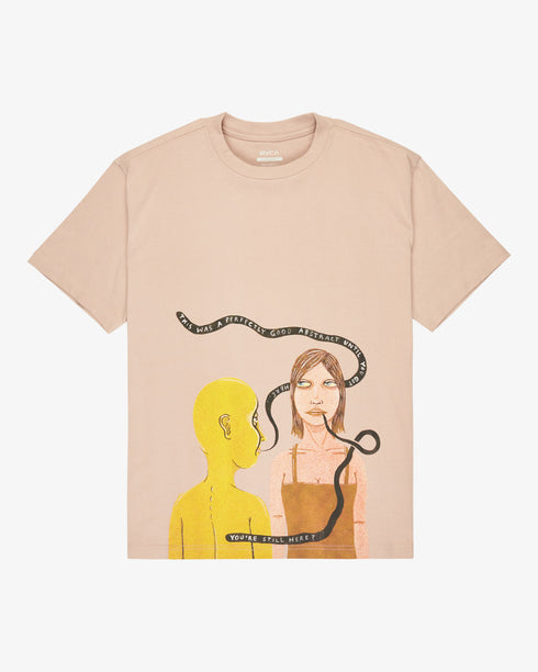 RVCA - You're Still Here Tee (Pale Mauve)